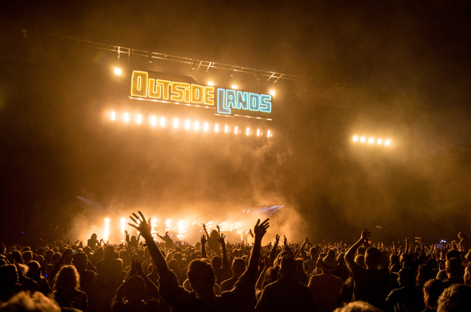 Outside Lands main stage in Golden Gate Park, San Francisco, picture