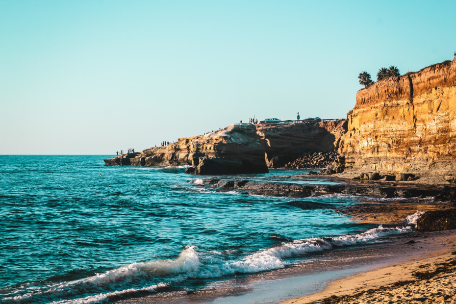 Sunset Cliffs in San Diego, California, picture