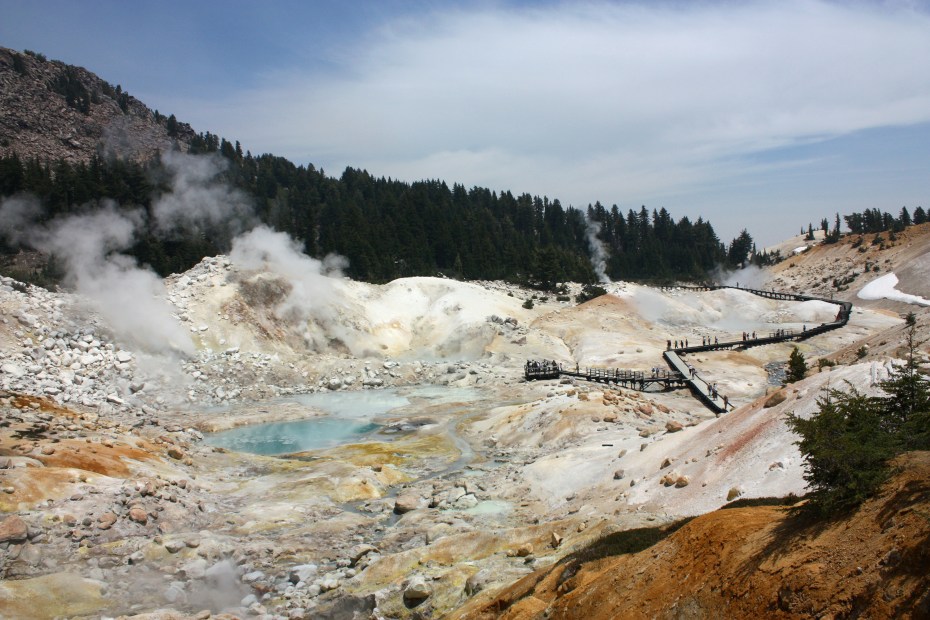 Bumpass Hell in Lassen Volcanic National Park, California, picture