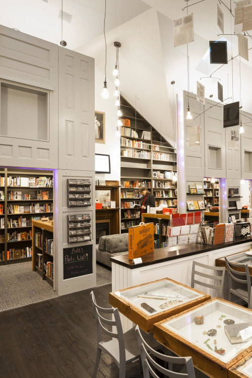 A look at the interior of Ada's bookstore in Seattle, Washington, picture