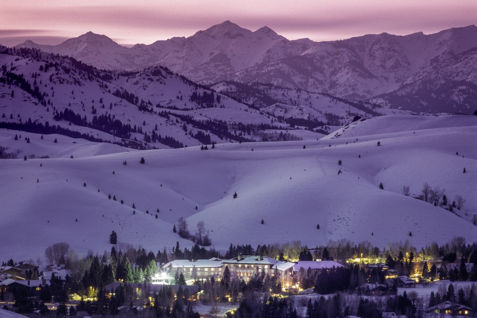 Dusk at Sun Valley, Idaho, picture