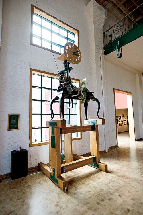 sculpture in the lobby of the Nicolaysen Art Museum in Casper, Wyoming, picture