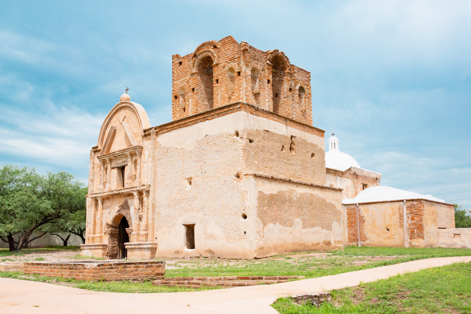 a mission at Tumacacori National Historical Park in Arizona, picture