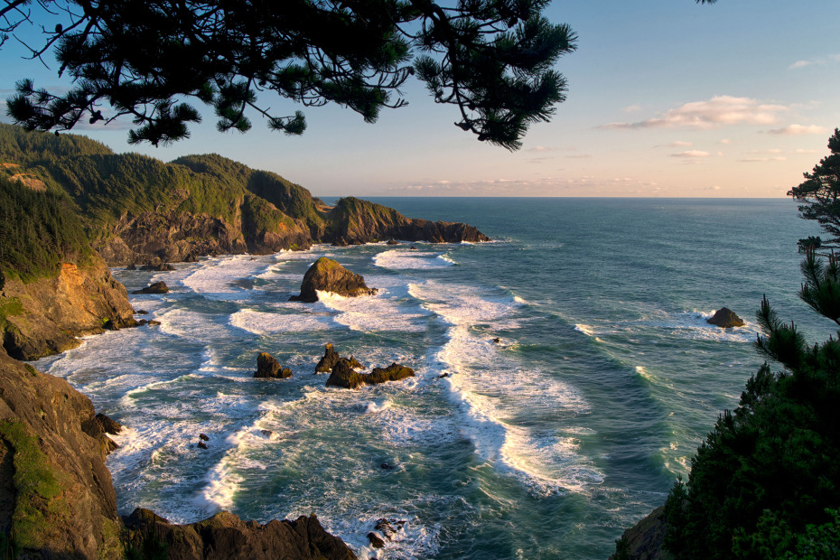 the stunning bluffs of Cape Arago on the Southern Oregon Coast, photo
