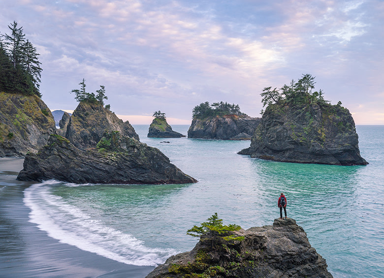 rocky coastal splendor along southern Oregon’s Samuel H. Boardman State Scenic Corridor, picture