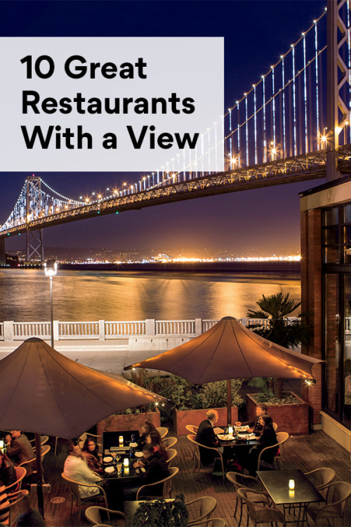 10 Great Restaurants with a View Pinterest Image
