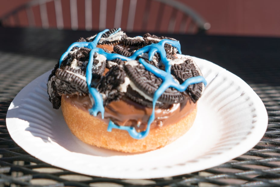 the Kooky Monster donut at Psycho Donuts, San Jose, California, picture