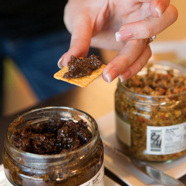 Lucero's black olive tapenade in Corning, California, picture