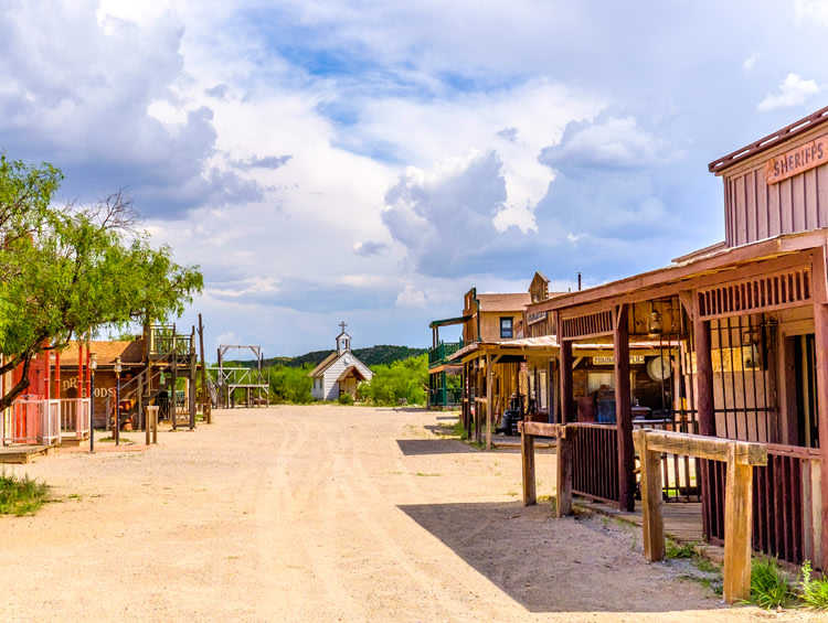 the Wild West movie set of Gammons Gulch in Benson, Arizona, picture