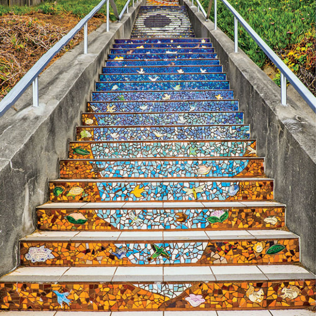 16th Avenue Tiled Steps in San Francisco, California, picture