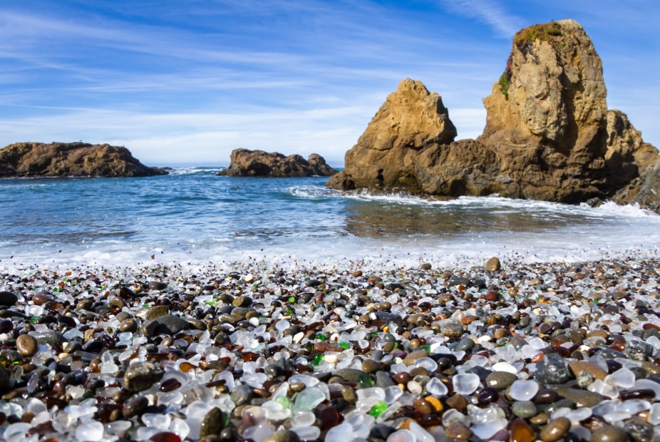 Fort Bragg glass beach, picture