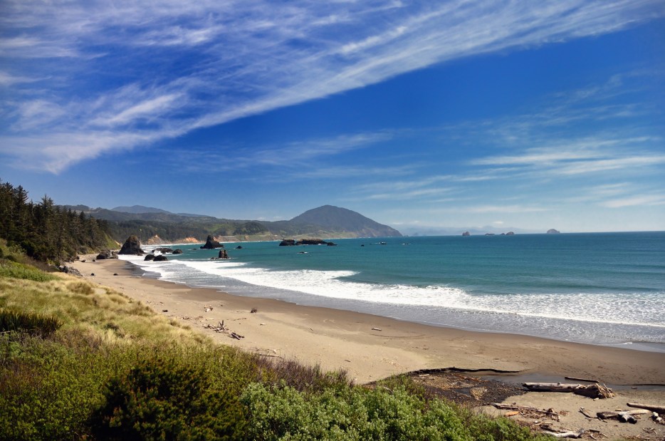 Battle Rock Beach at Port Orford, Oregon, image