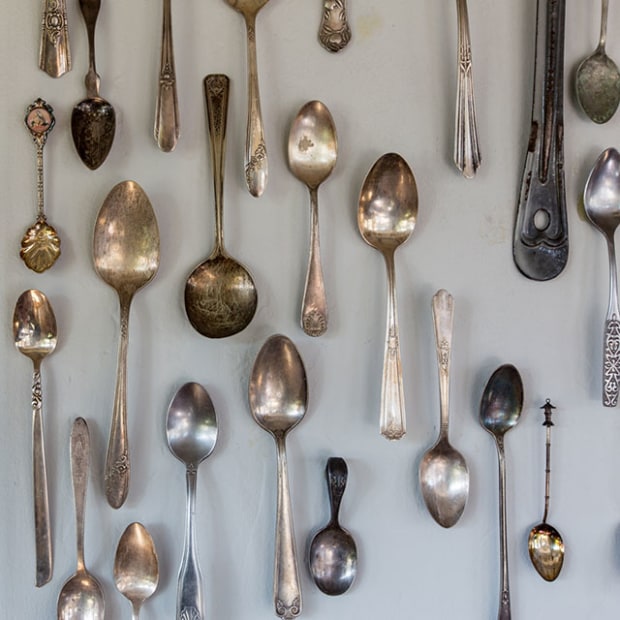 spoon collection, The Spoon Trade, Grover Beach, California, picture