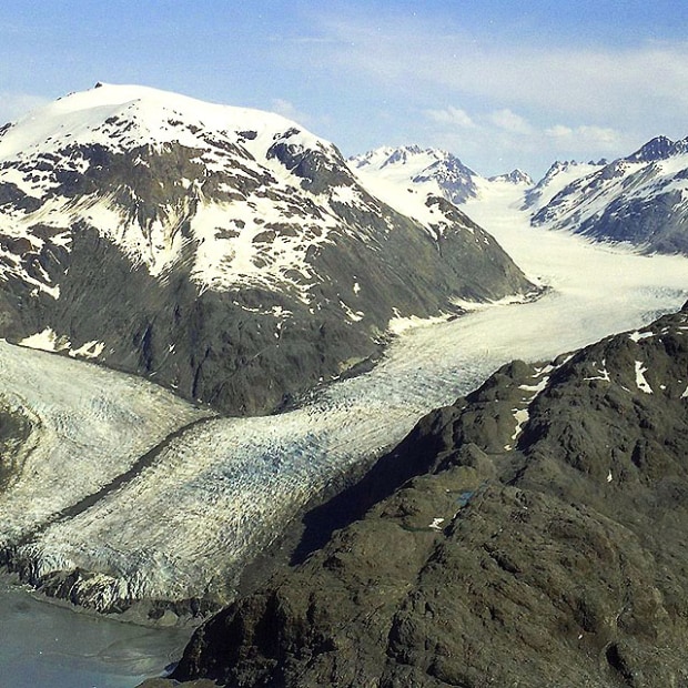 Muir Glacier in Glacier Bay in Alaska, picture