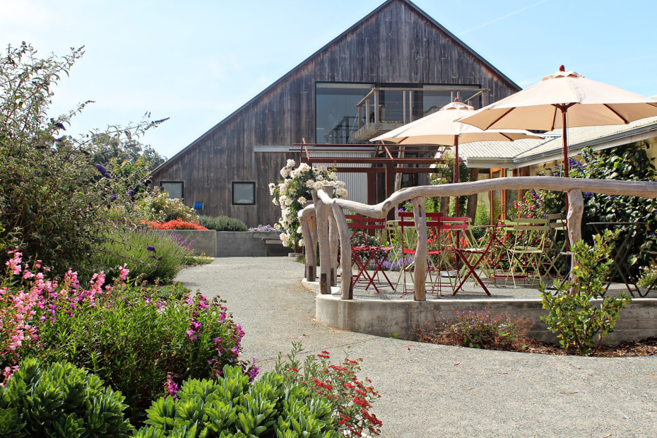 The outside of Heidrun Meadery in Point Reyes Station, California