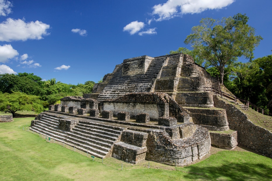 Mayan ruins of Altun Ha in Belize