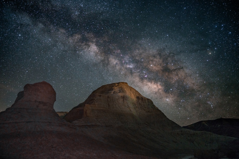 Milky Way Galaxy over Death Valley National Park.