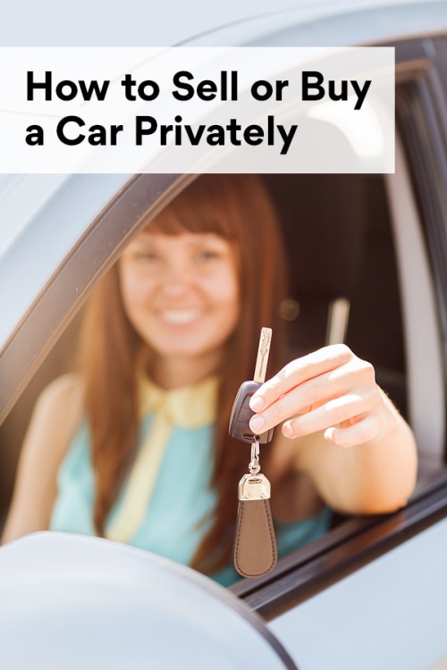 How to Sell or Buy a Car Privately Via Magazine Pinterest Image