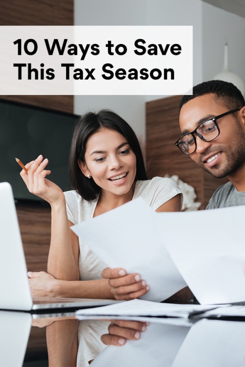 10 Ways to Save This Tax Season Via Magazine Pinterest Image