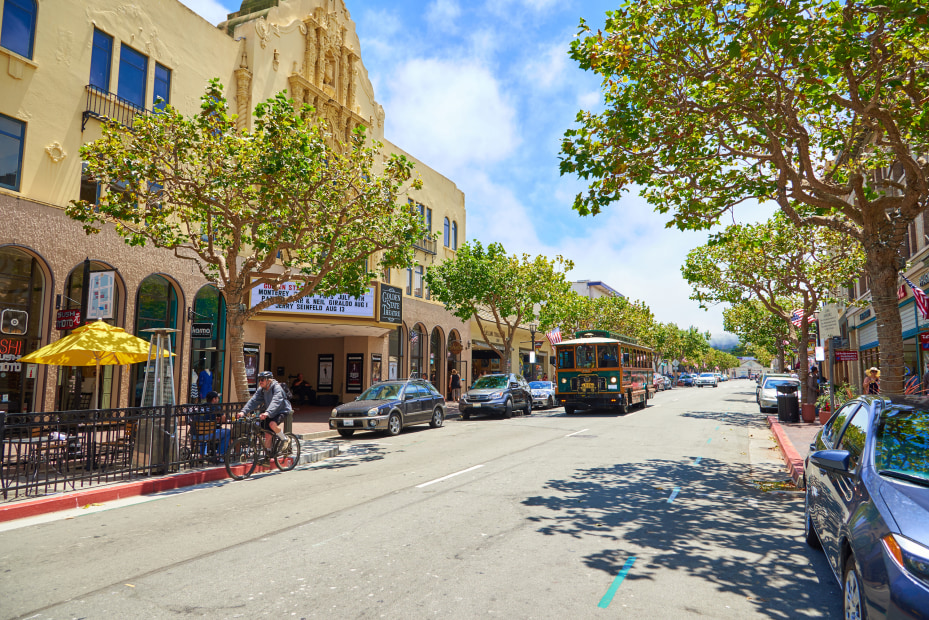 Golden State Theater on Alvadaro Street, Monterey, California