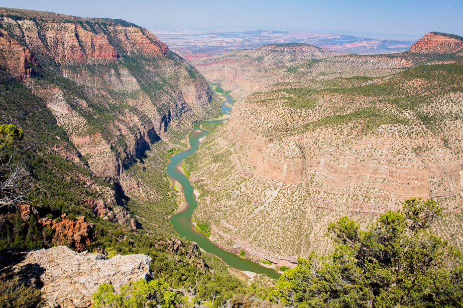 Green River winds through Dinosaur National Monument.