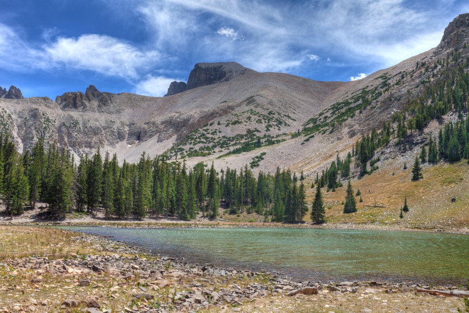 Wheeler Peak above Stella Lake in Nevada's Great Basin National Park