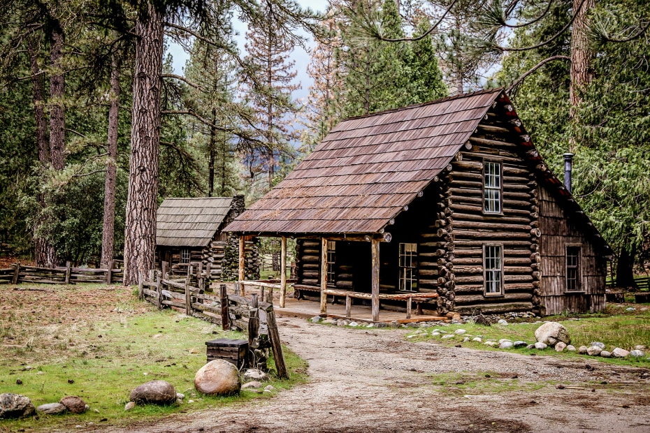 The Pioneer Yosemite History Center in Wawona at Yosemite National Park