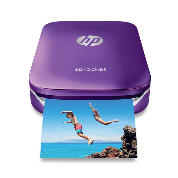 HP Sprocket portable printer with photo