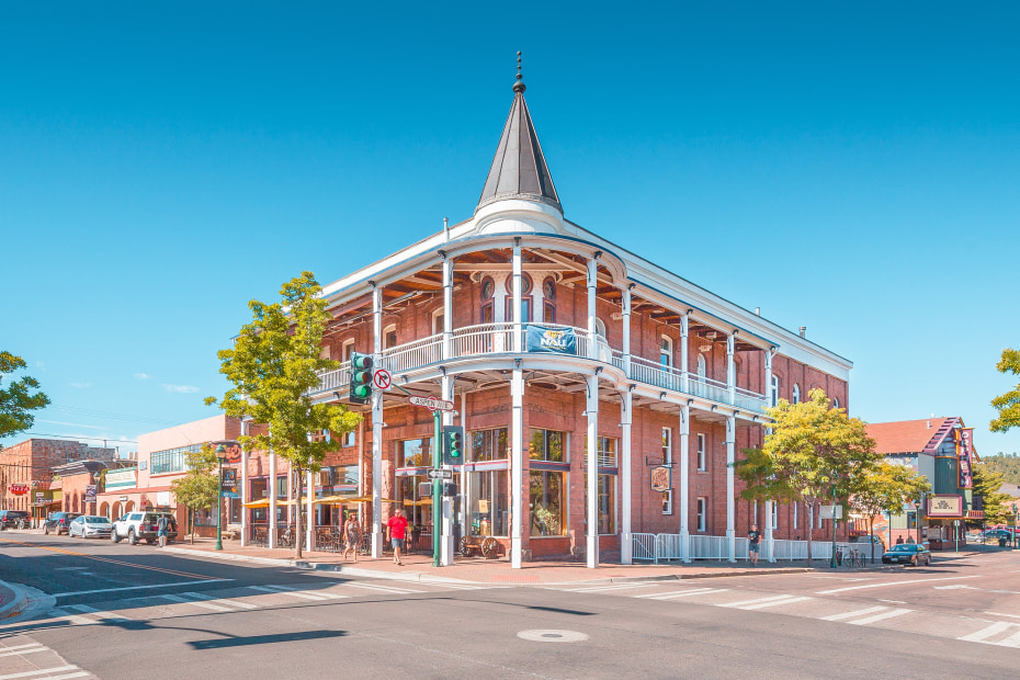 Building in downtown Flagstaff, Arizona.