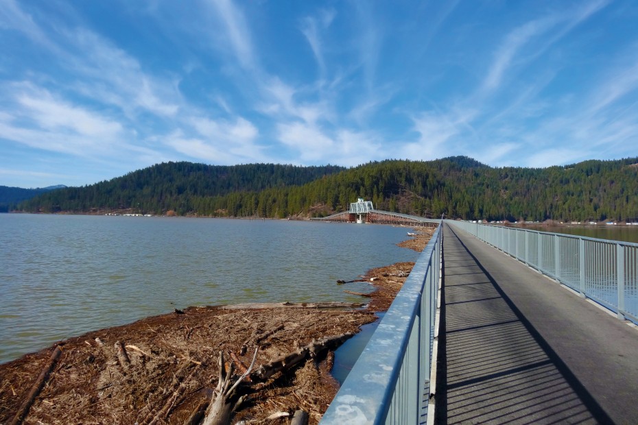 Chatcolet Bridge along the Trail of the Coeur d’Alenes.