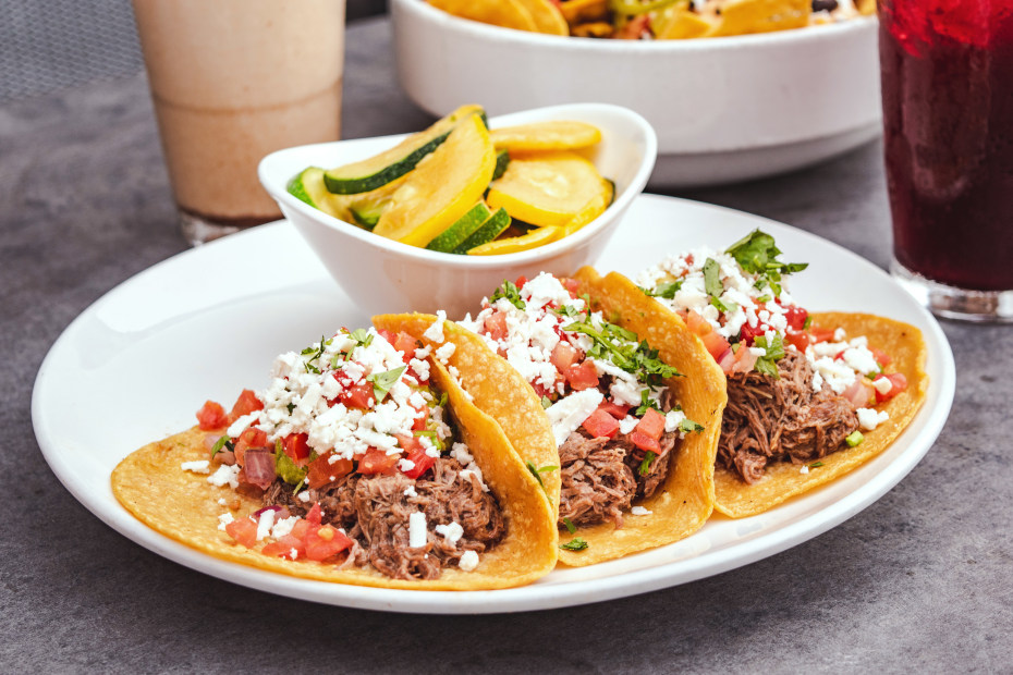 Birria tacos from Seis Kitchen.