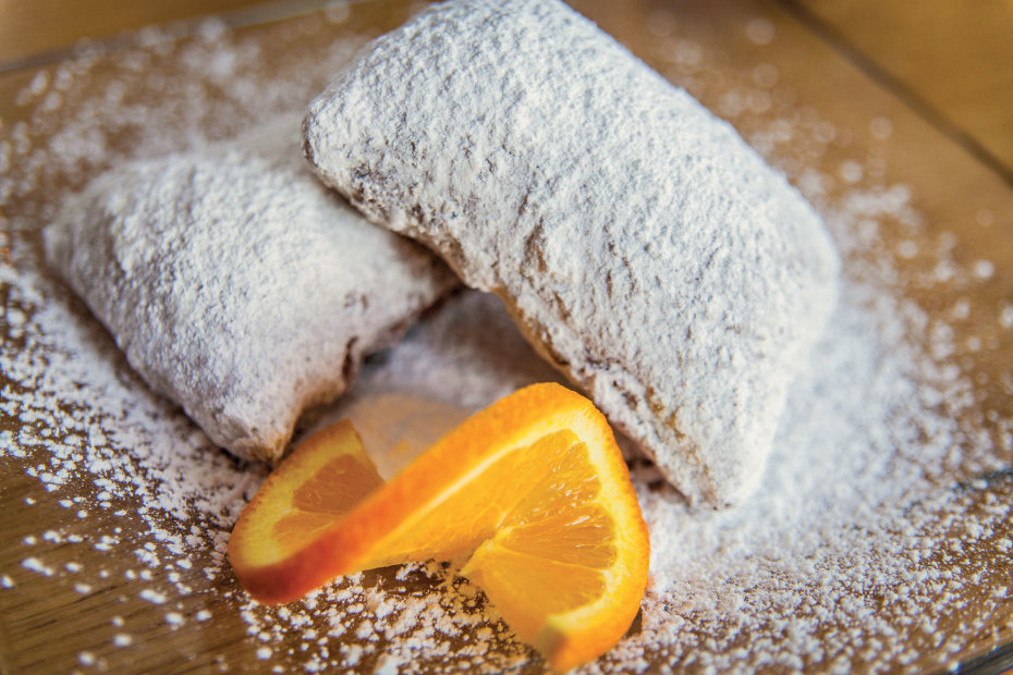 Beignets at 42nd St. Café and Bistro.