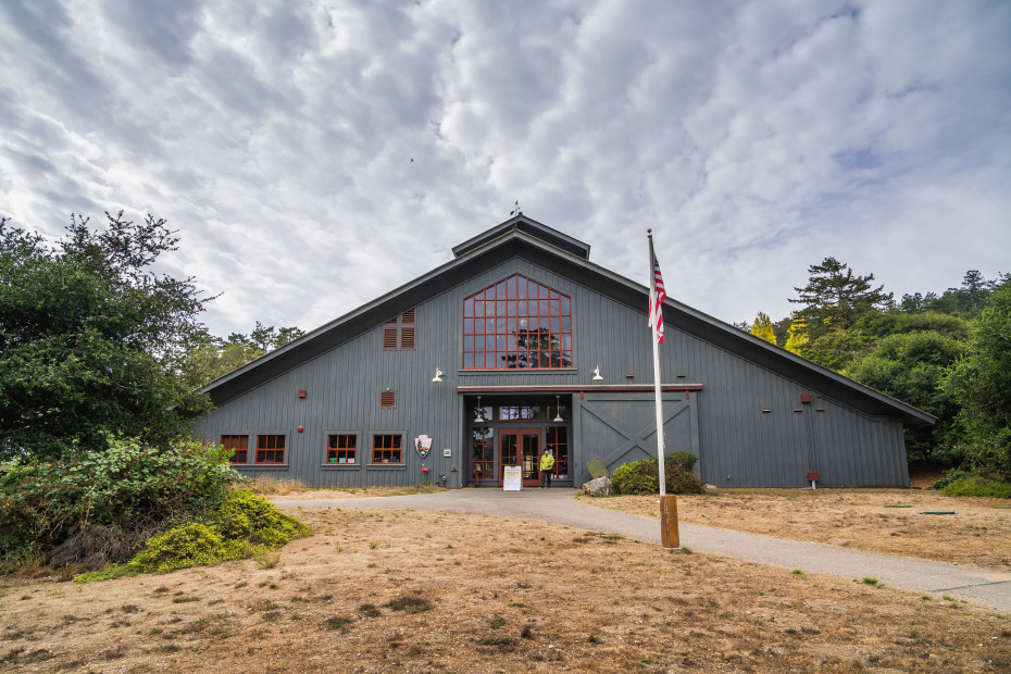 Point Reyes National Park electric vehicle charging station.