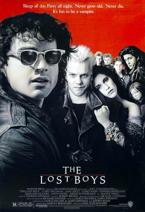 The Lost Boys movie poster.