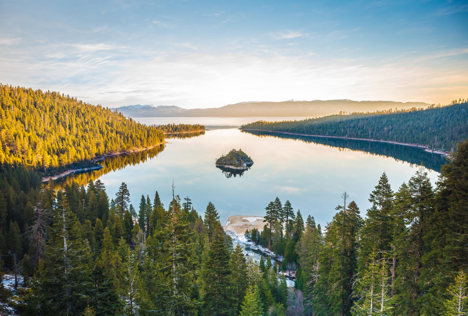 Emerald Bay State Park overlooking Lake Tahoe and Fannette Island, picture
