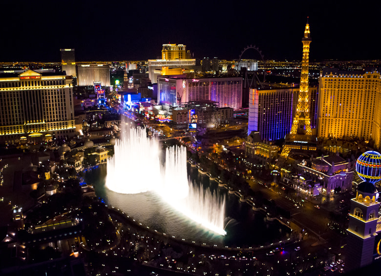 Fountains of Bellagio on the Las Vegas Strip, picture