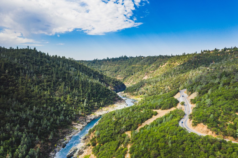 American River near Nevada City.