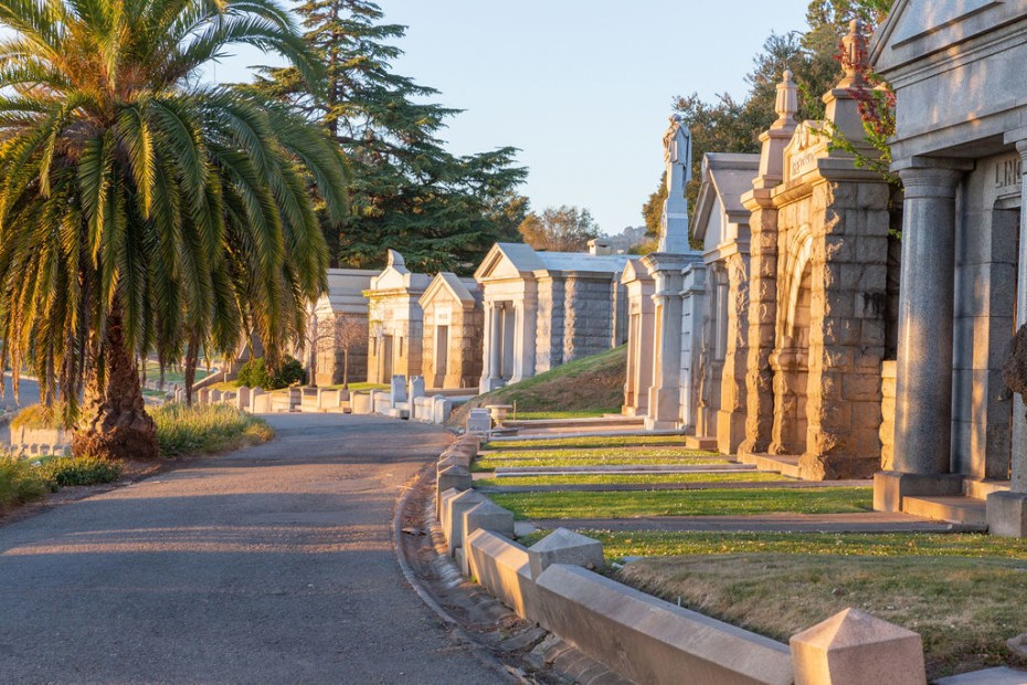 Millionaire’s Row at Mountain View Cemetery.