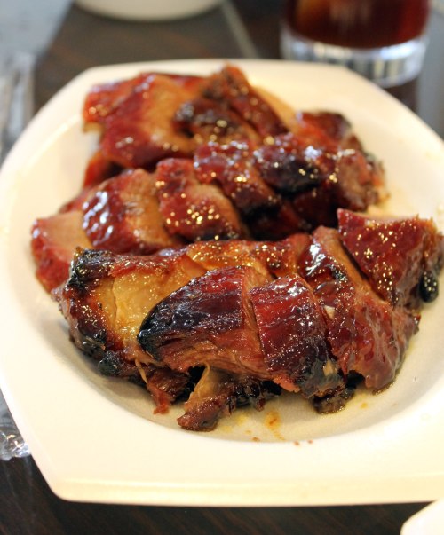 the Chinese barbecue pork (char siu) at HK BBQ Master in Richmond, British Columbia, picture