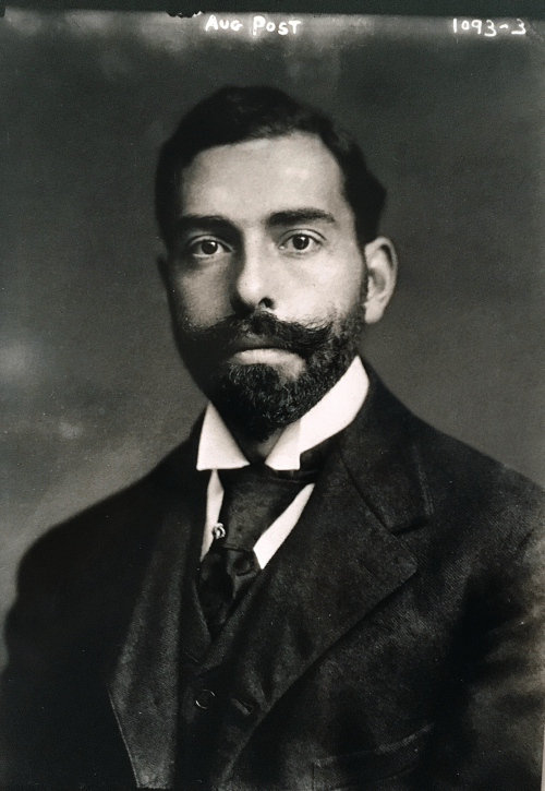portrait of AAA founder, Augustus Post, in 1906, picture