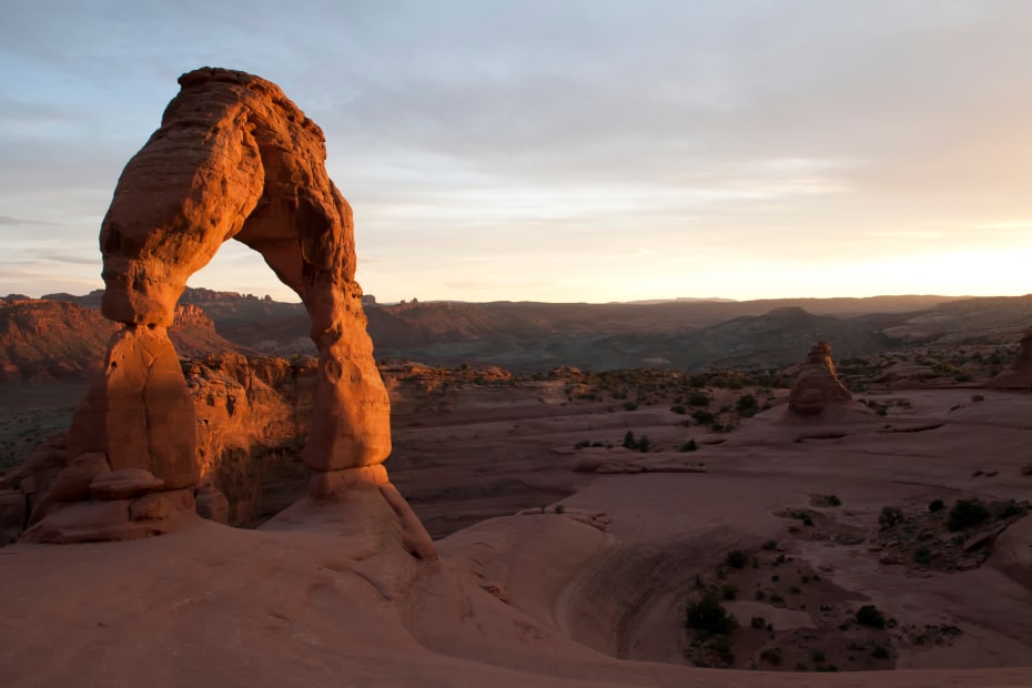 Arch in Arches National Park.