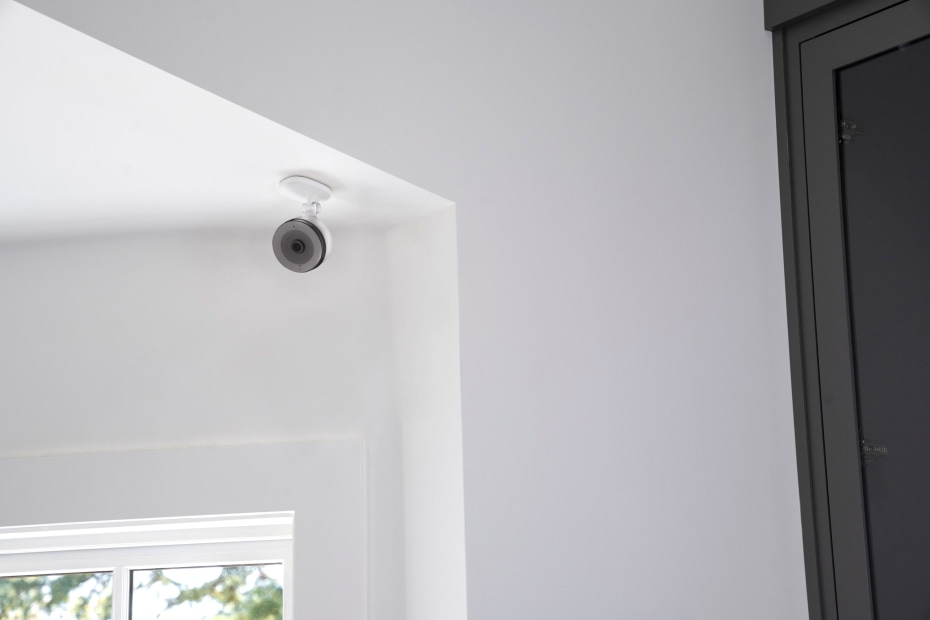 an indoor infared camera installed by AAA Smart Home Security in a kitchen.