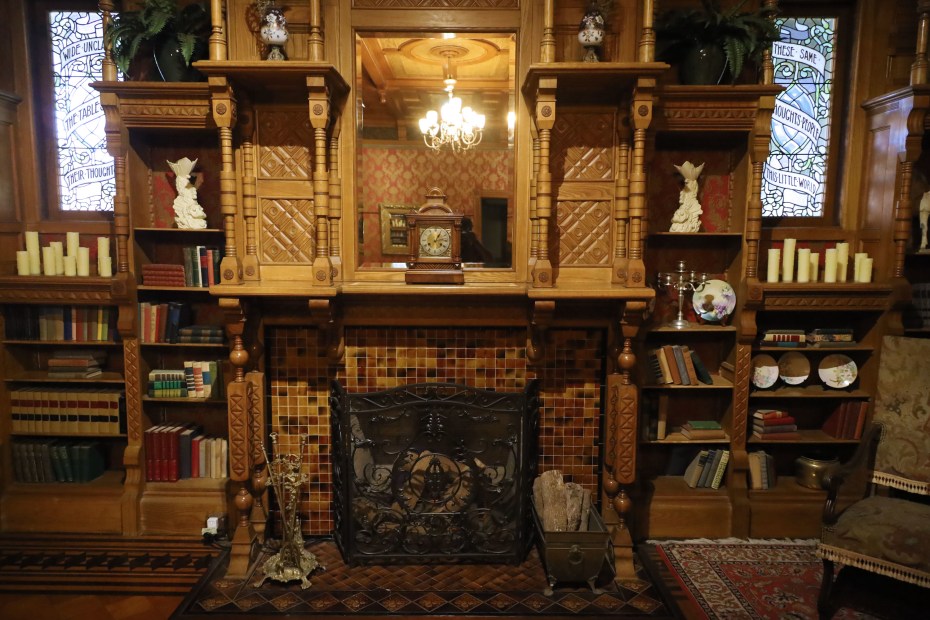 Inside the Winchester Mystery House in San Jose, California.