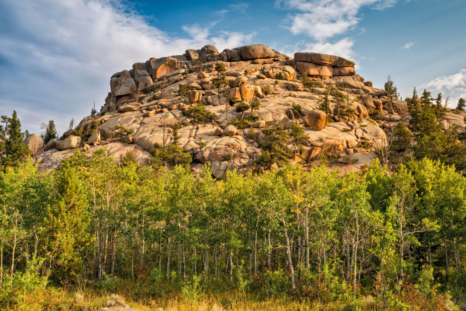 Turtle Rock in Vedauwoo Recreation Area, near Laramie, Wyoming.