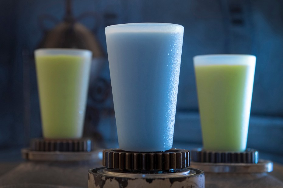 Luke’s blue and green milk from Star Wars: Galaxy’s Edge.
