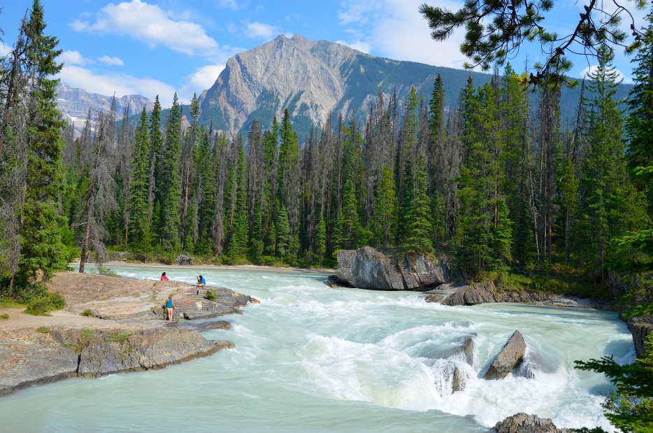 Natural Bridge at Yoho National Park in Canada.