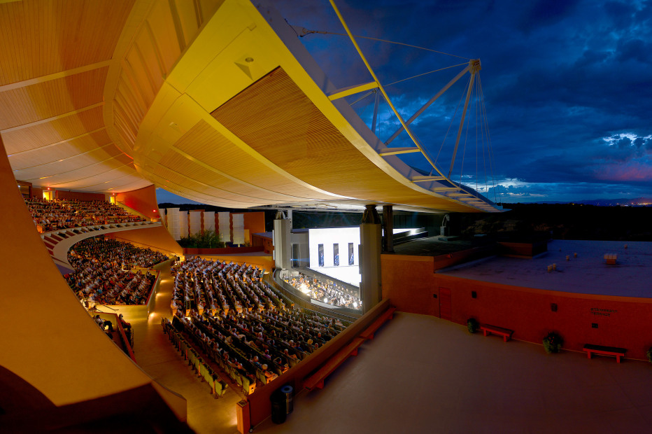 A performance at the Santa Fe Opera.