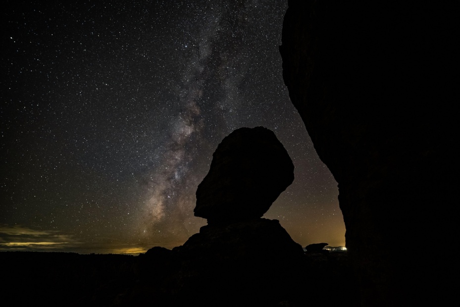 Milkyway and balanced rock formations in Chiricahua National Monument in Willcox, Arizona.