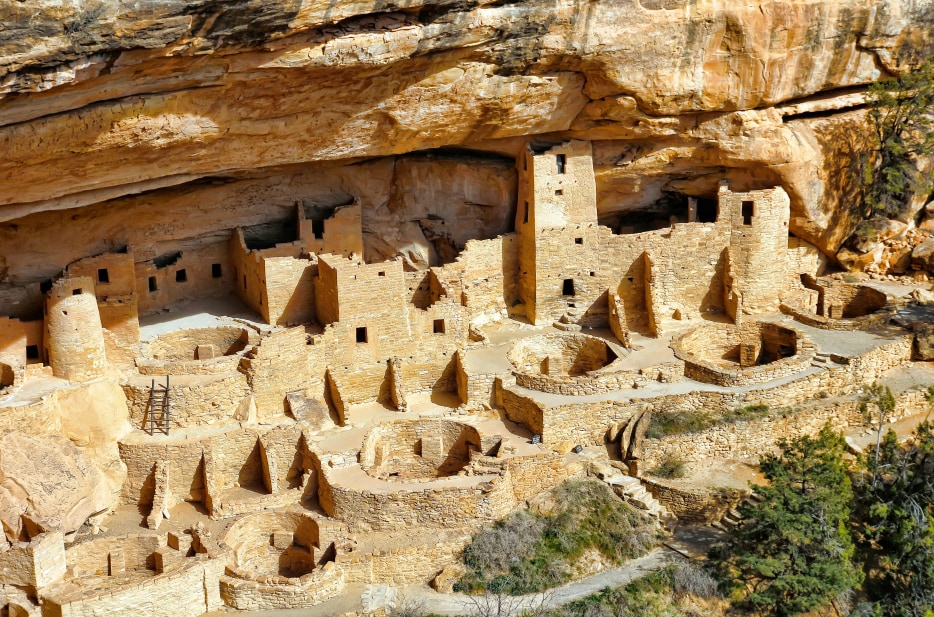 Cliff Palace in Mesa Verde National Park, Colorado.