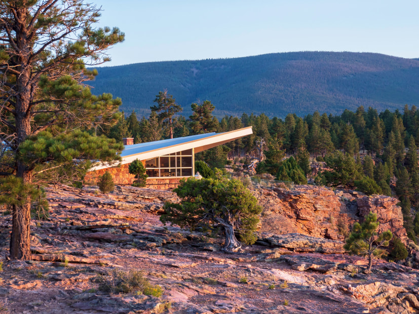 Red Canyon Visitor Center in Ashley National Forest near Dutch John, Utah